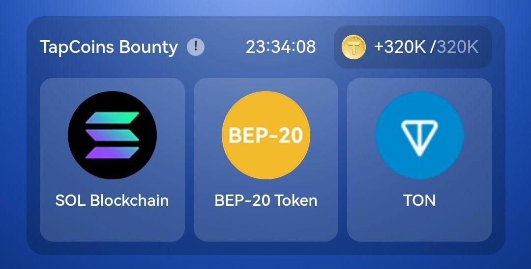 کارت های بازی Tapcoin امروز در تاریخ 30 تیر