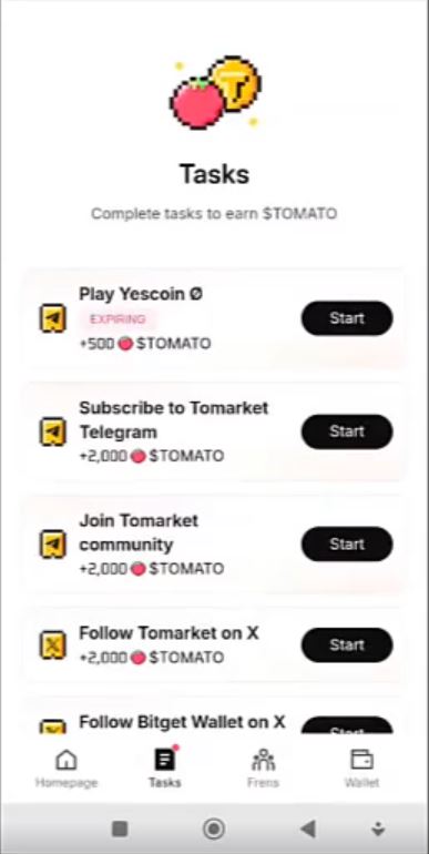 نحوه مشارکت در ایردراپ Tomarket