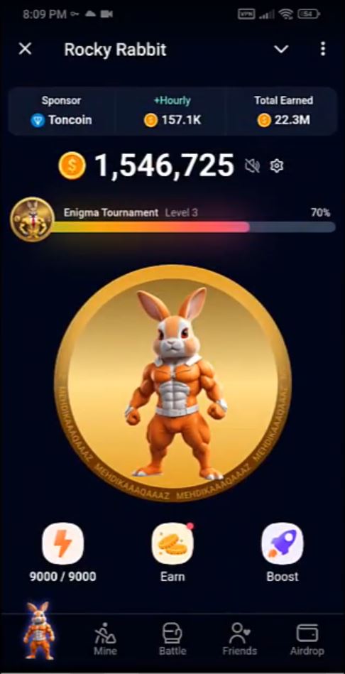 آموزش اتصال بازی Rocky Rabbit به کیف پول