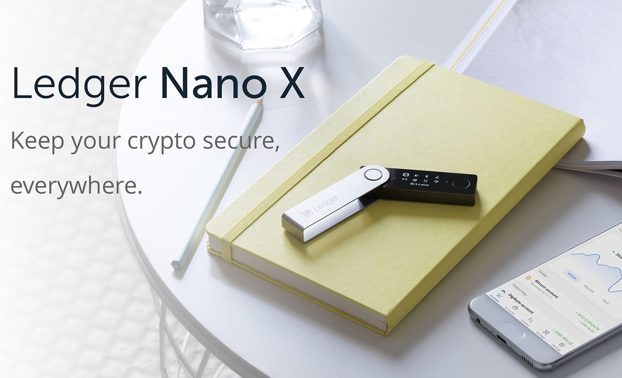 کیف پول سخت افزاری لجر نانو ایکس (Ledger Nano X)