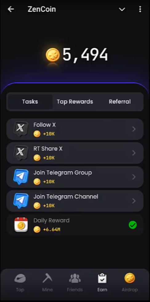 نحوه مشارکت در ایردراپ zencoin